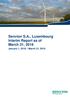 Senvion S.A., Luxembourg Interim Report as of March 31, January 1, 2018 March 31, 2018