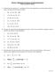 MAT121: Mathematics for Business and Information Science Final Exam Review Packet