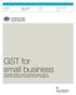 GST for small business