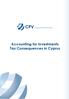 Accounting for Investments Tax Consequences in Cyprus