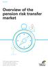 March 2018 Overview of the pension risk transfer market