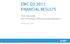 EMC Q FINANCIAL RESULTS