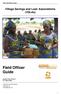 Field Officer Guide. Village Savings and Loan Associations (VSLAs) VSL Field Officer Guide. Access Africa Version 1 24 th.