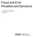 Fraud and Error Penalties and Sanctions. Equality impact assessment March 2011