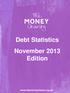 Debt Statistics. November 2013 Edition.