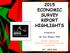 2015 ECONOMIC SURVEY REPORT HIGHLIGHTS
