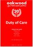 Duty of Care. Oakwood Fuels Limited Brailwood Road Bilsthorpe Nottinghamshire NG22 8UA