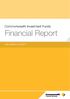 Commonwealth Investment Funds Financial Report. Year ended 30 June 2010