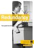 Redundancy. Your guide from ATL the education union. Legal advice series