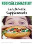 Legitimate Supplements