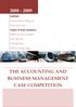 THE ACCOUNTING AND BUSINESS MANAGEMENT CASE COMPETITION