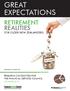 GREAT EXPECTATIONS RETIREMENT REALITIES FOR OLDER NEW ZEALANDERS RESEARCH CONDUCTED FOR THE FINANCIAL SERVICES COUNCIL RESEARCH PAPER #2