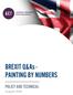 BREXIT Q&As - PAINTING BY NUMBERS