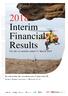 2018 Interim Financial Results For the six months ended 31 March 2018