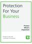 Protection For Your Business