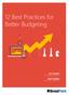 12 Best Practices for Better Budgeting