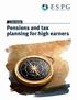 KEY GUIDE. Pensions and tax planning for high earners