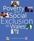 Poverty. and. Social. Wales