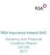RSA Insurance Ireland DAC Solvency and Financial Condition Report (SFCR) 2017