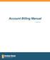 Account Billing Manual ACCO8010 (2/17)