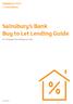 Sainsbury s Bank Buy to Let Lending Guide