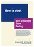 How to elect. Bank of Scotland Share Dealing