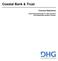 Coastal Bank & Trust. Financial Statements. Years Ended December 31, 2015 and 2014 and Independent Auditor s Report