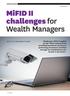MiFID II challenges for Wealth Managers