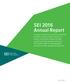 SEI 2016 Annual Report