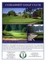 COHASSET GOLF CLUB APPLICATION FOR MEMBERSHIP