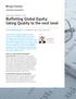 Buffetting Global Equity: taking Quality to the next level