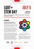JULY 5 LGBT+ STEM DAY BACKGROUND MISSION & TOOLKIT. The First International Day of LGBT+ People in Science, Technology, Engineering, and Maths