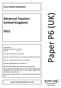 Paper P6 (UK) Advanced Taxation (United Kingdom) ACCA INTERIM ASSESSMENT. Kaplan Publishing/Kaplan Financial