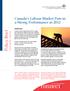 Policy Brief. Canada s Labour Market Puts in a Strong Performance in The Canadian Chamber is committed to fostering.