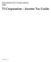 T2 Corporation Income Tax Guide