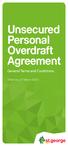 Unsecured Personal Overdraft Agreement
