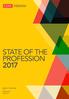 STATE OF THE PROFESSION 2017