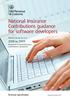 National Insurance Contributions guidance for software developers