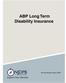 ABP Long Term Disability Insurance