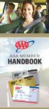 AAA MEMBER. Handbook. Hoosier b. Motor Club. Club Code. valid thru. member since. Hoosier. Club. Club nov