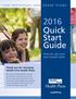 2016 Quick Start Guide