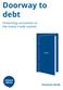 Doorway to debt. Protecting consumers in the home credit market. Gwennan Hardy