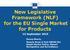 New Legislative Framework (NLF) for the EU Single Market for Products