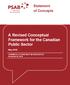 A Revised Conceptual Framework for the Canadian Public Sector