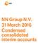 NN Group N.V. 31 March 2016 Condensed consolidated interim accounts