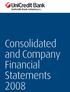 UniCredit Bank Ireland p.l.c. Consolidated and Company Financial Statements 2008