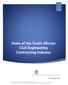 State of the South African Civil Engineering Contracting Industry