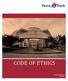 CODE OF ETHICS. Revised October 2016 Version IV