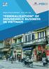 EXECUTIVE SUMMARY - A STUDY ON FORMALIZATION OF HOUSEHOLD BUSINESS IN VIETNAM