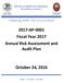 2017-AP-0001 Fiscal Year 2017 Annual Risk Assessment and Audit Plan